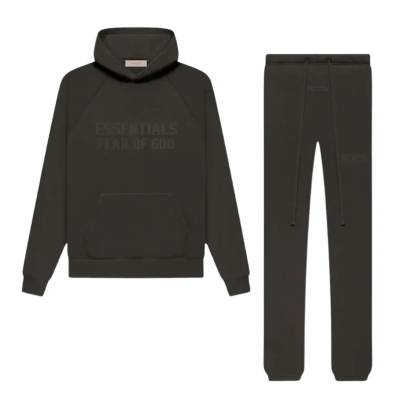 Fear of God Essentials Off Black Full set sold by KeepItSneaker