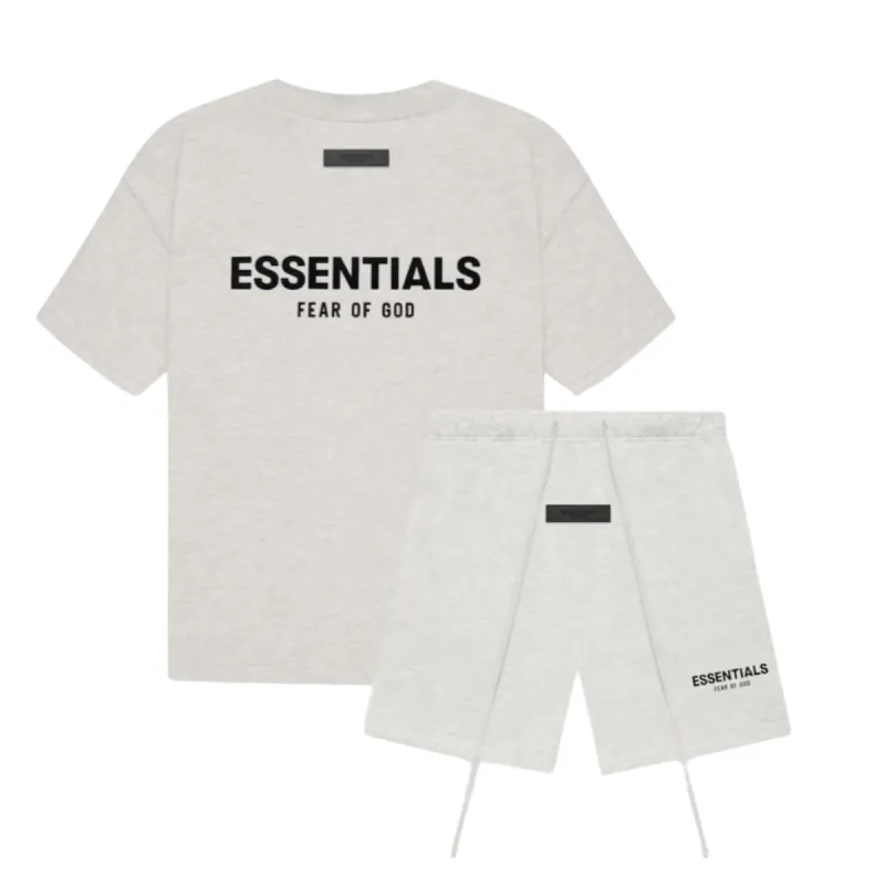 Fear of God Essentials Light Oatmeal Summer Set sold by KeepItSneaker