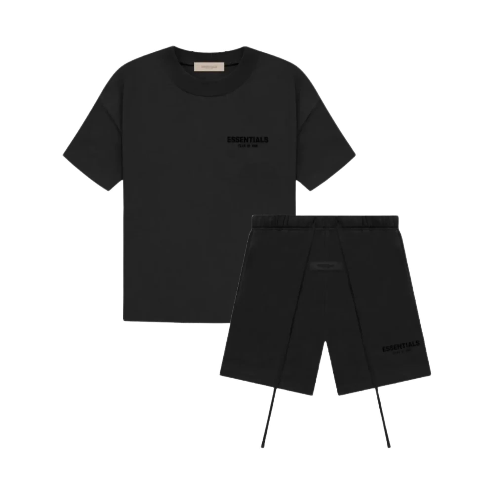 Fear of God Essentials Black Limo Summer set sold by KeepItSneaker