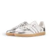 Adidas Samba OG Silver Metallic Cracked Leather sold by KeepItSneaker