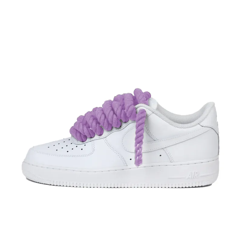 Nike Air Force 1 Low Rope Laces Lila Purple Custom sold by KeepItSneaker