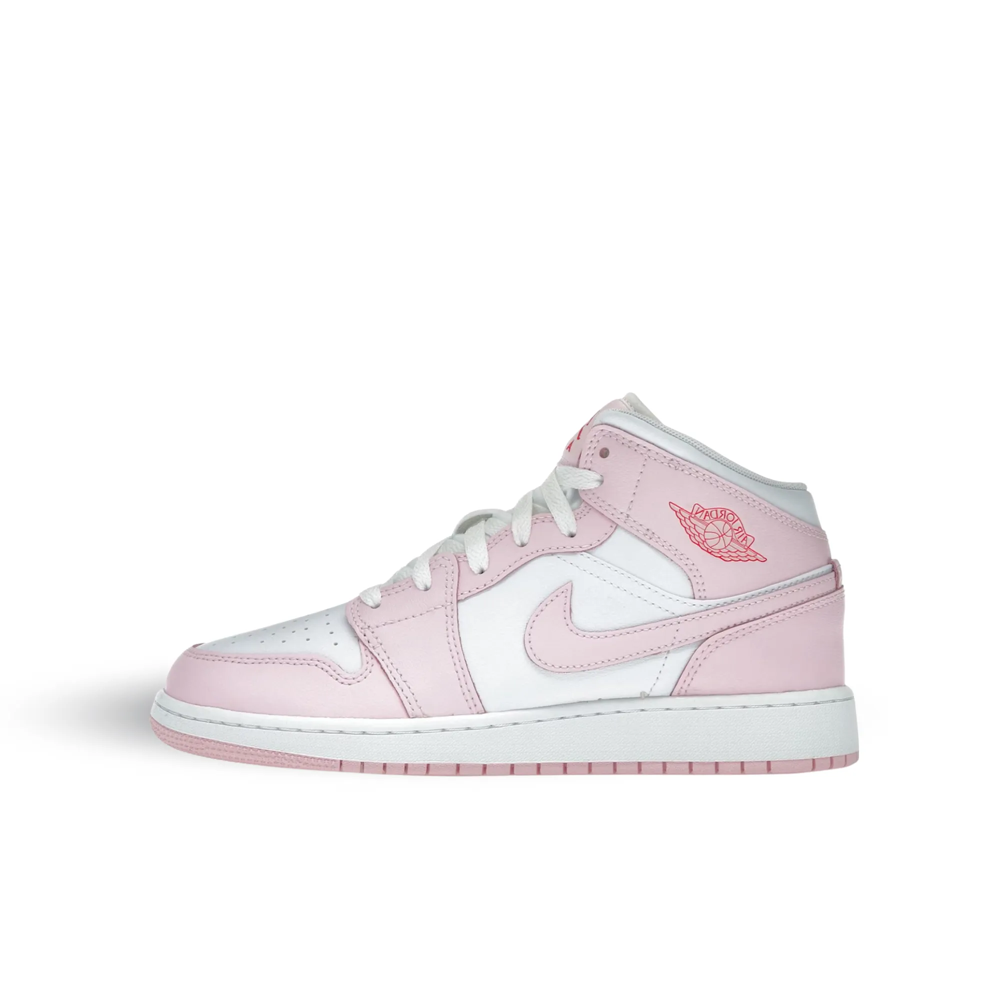 Air Jordan 1 Mid Pink Foam Fire Red sold by KeepItSneaker
