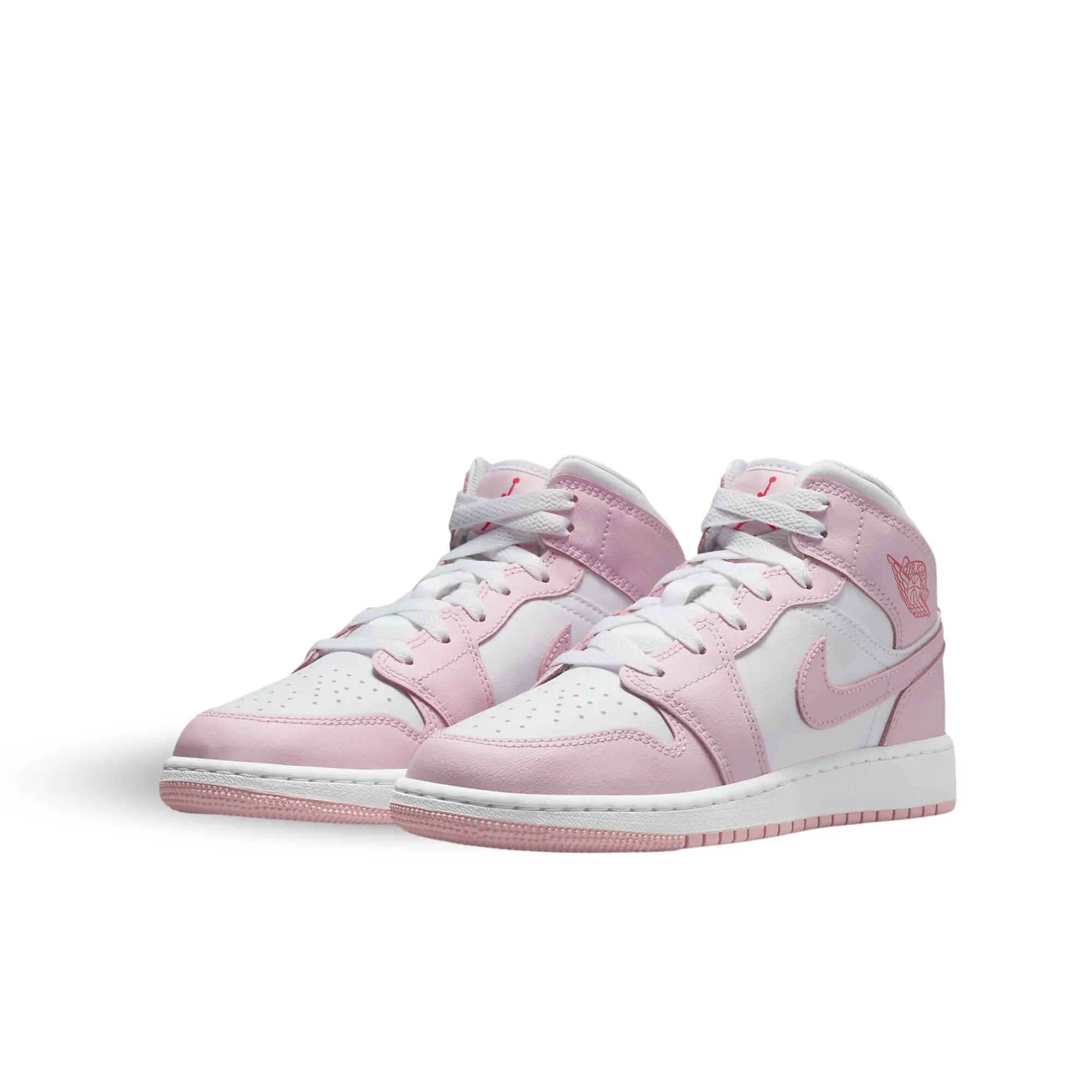 Air Jordan 1 Mid Pink Foam Fire Red sold by KeepItSneaker product image thumbnail 2