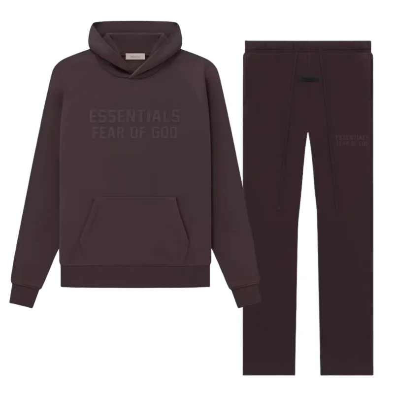 Fear of God Essentials Plum Full Set sold by KeepItSneaker