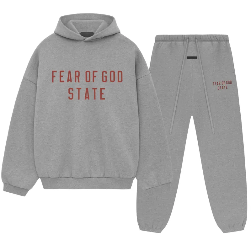 Fear of God Essentials Dark Heather State Full Set sold by KeepItSneaker