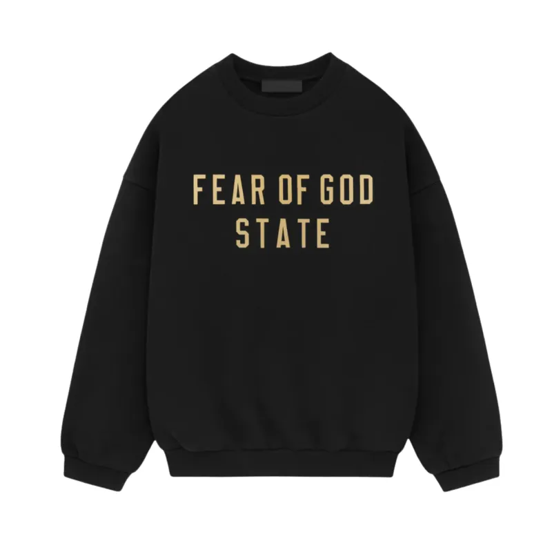 Fear of God Essentials Black State Hoodie sold by KeepItSneaker