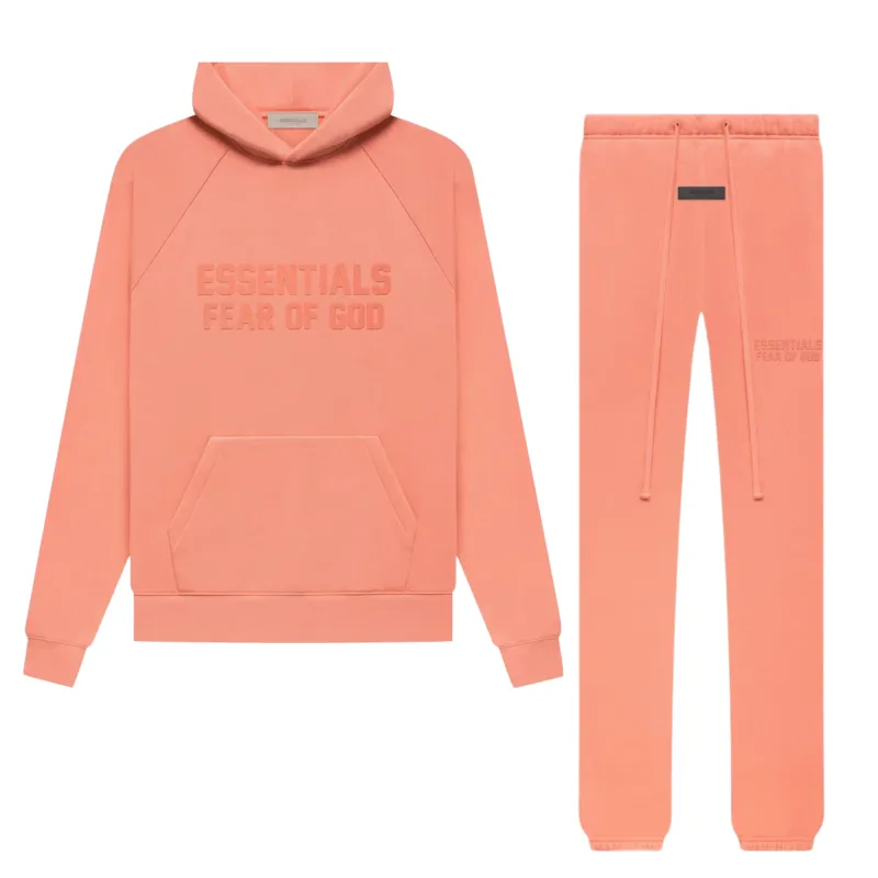 Fear of God Essentials Coral Full Set sold by KeepItSneaker