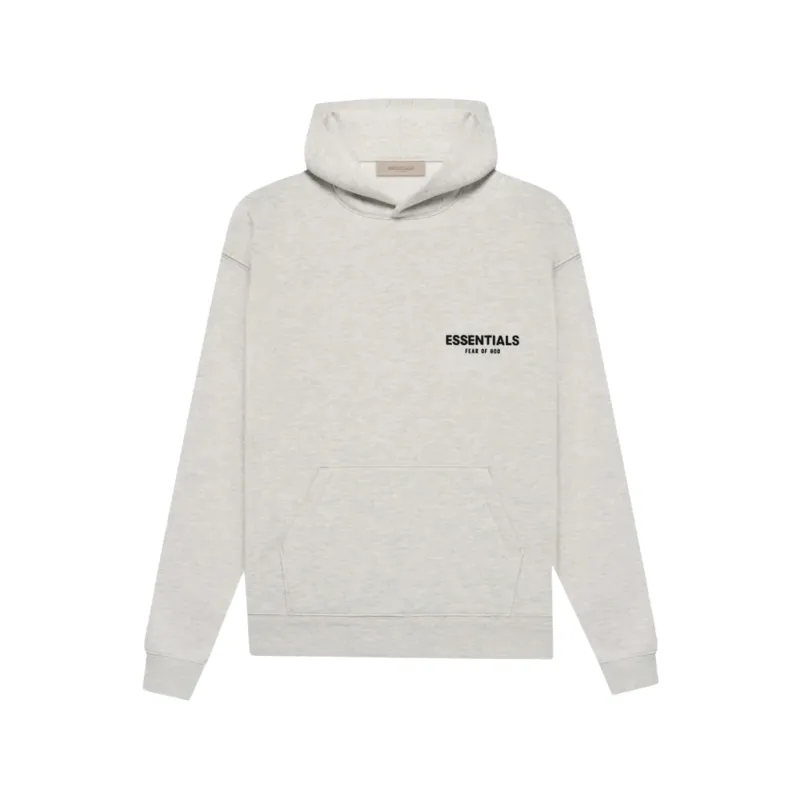 Fear of God ESSENTIALS Light Oatmeal Hoodie sold by KeepItSneaker