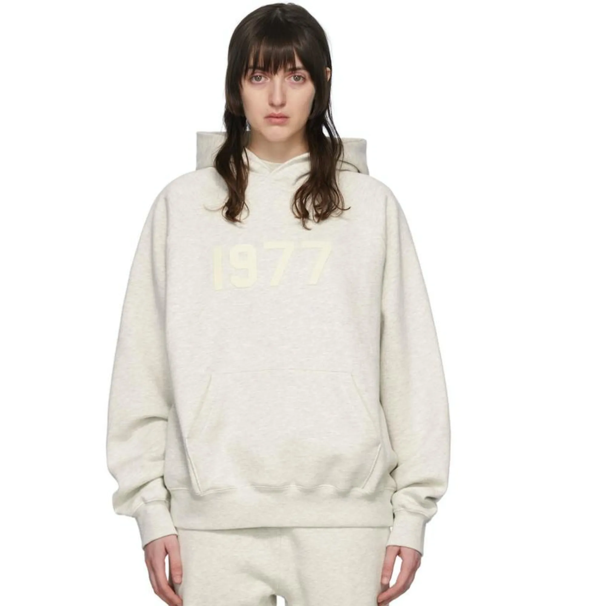 Fear of God ESSENTIALS 1977 Light Oatmeal Hoodie sold by KeepItSneaker product image thumbnail 2