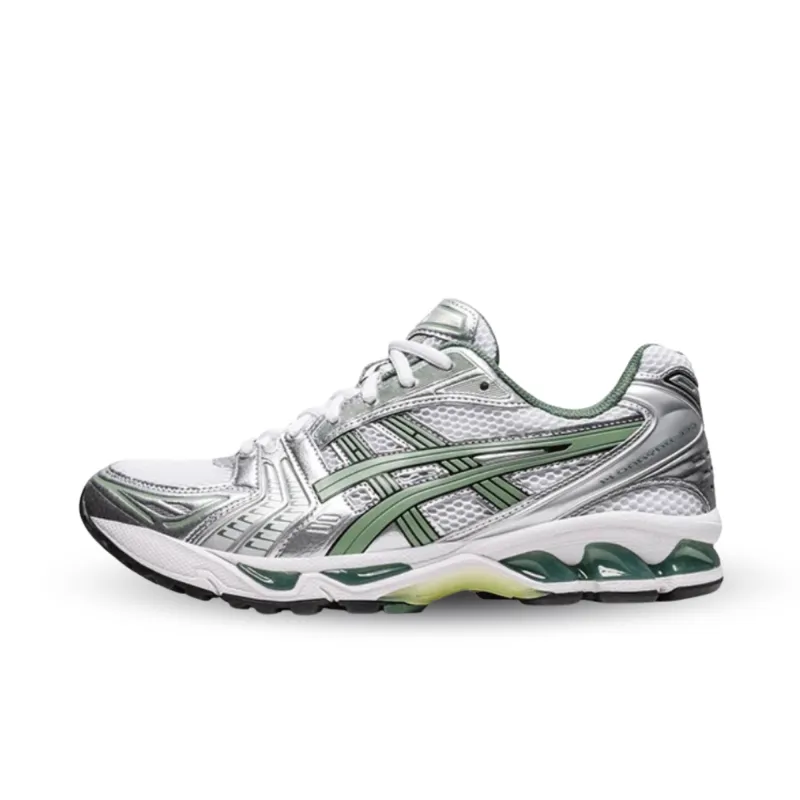 ASICS Gel-Kayano 14 White Pure Silver Slate Grey Sage sold by KeepItSneaker