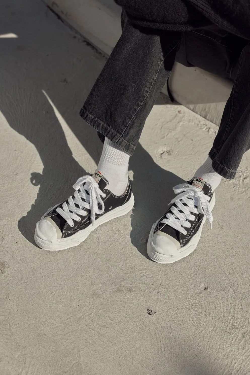 Maison Mihara Yasuhiro Hank OG Sole Canvas Low Black sold by KeepItSneaker product image thumbnail 4