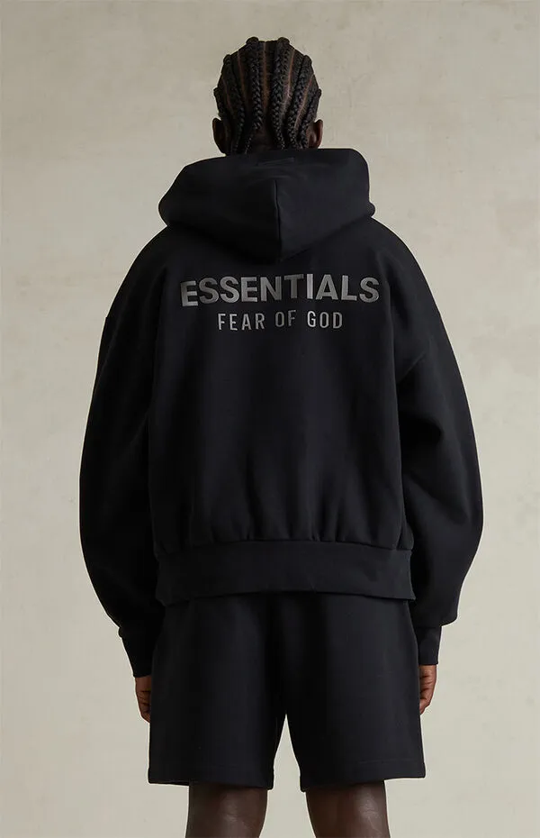Fear of God Essentials Classic Fleece Hoodie Jet Black sold by KeepItSneaker product image thumbnail 3