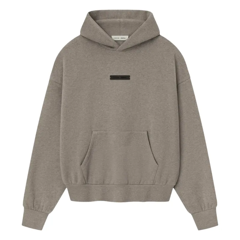 Fear of God Essentials Classic Fit Fleece Hoodie Homestead Heather sold by KeepItSneaker
