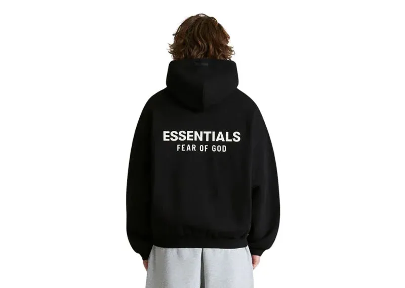 Fear of God Essentials FW24 Black White Hoodie sold by KeepItSneaker product image thumbnail 3