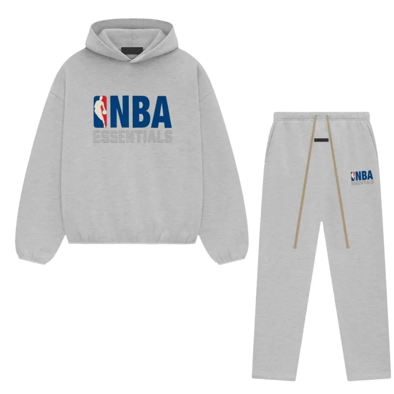 Fear Of God Essentials NBA Light Heather Full Set sold by KeepItSneaker