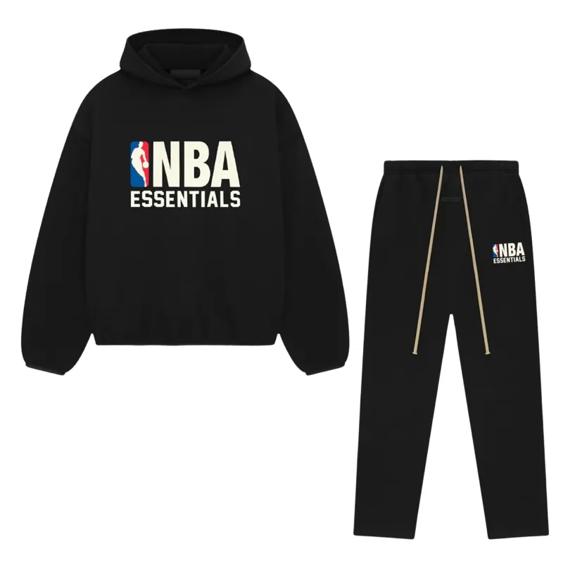 Fear Of God Essentials NBA Black Full Set sold by KeepItSneaker