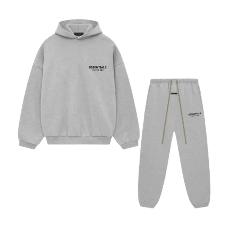 Fear of God Essentials FW24 Light Heather Full Set sold by KeepItSneaker