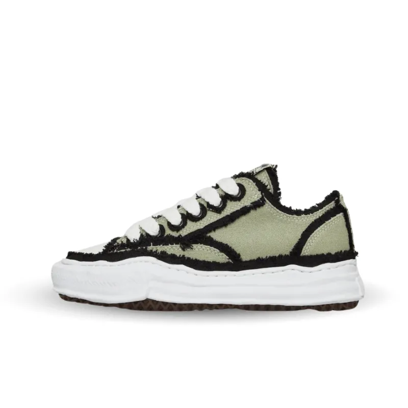 Maison Mihara Yasuhiro Peterson OG Sole Canvas Low Frayed Khaki made by KeepItSneaker