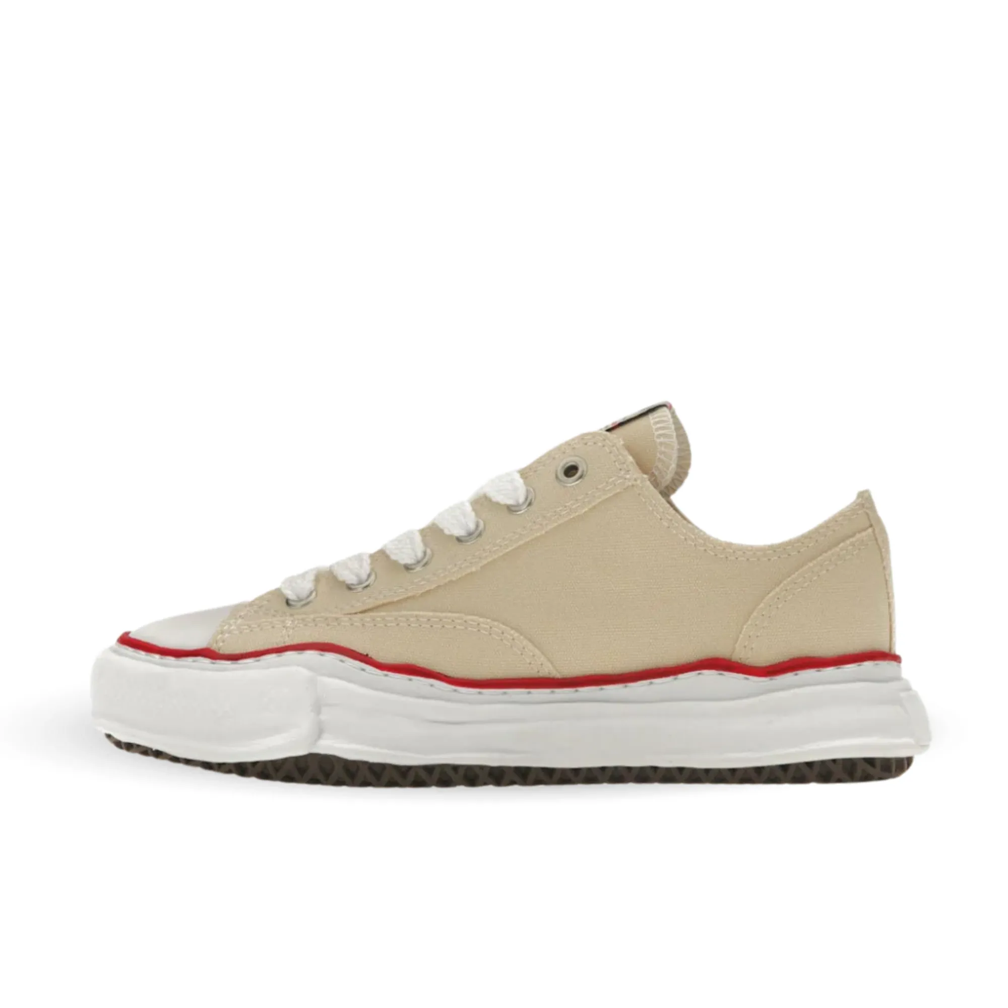 Maison Mihara Yasuhiro Peterson OG Sole Canvas Low Natural sold by KeepItSneaker