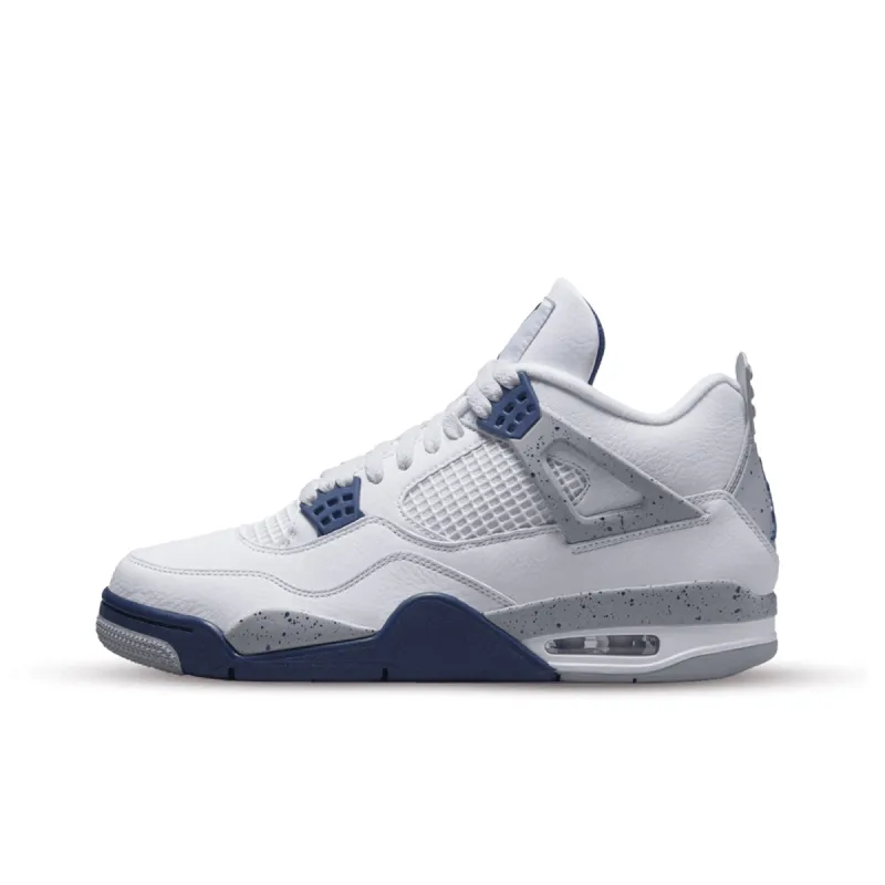 Air Jordan 4 Retro White Midnight Navy sold by KeepItSneaker