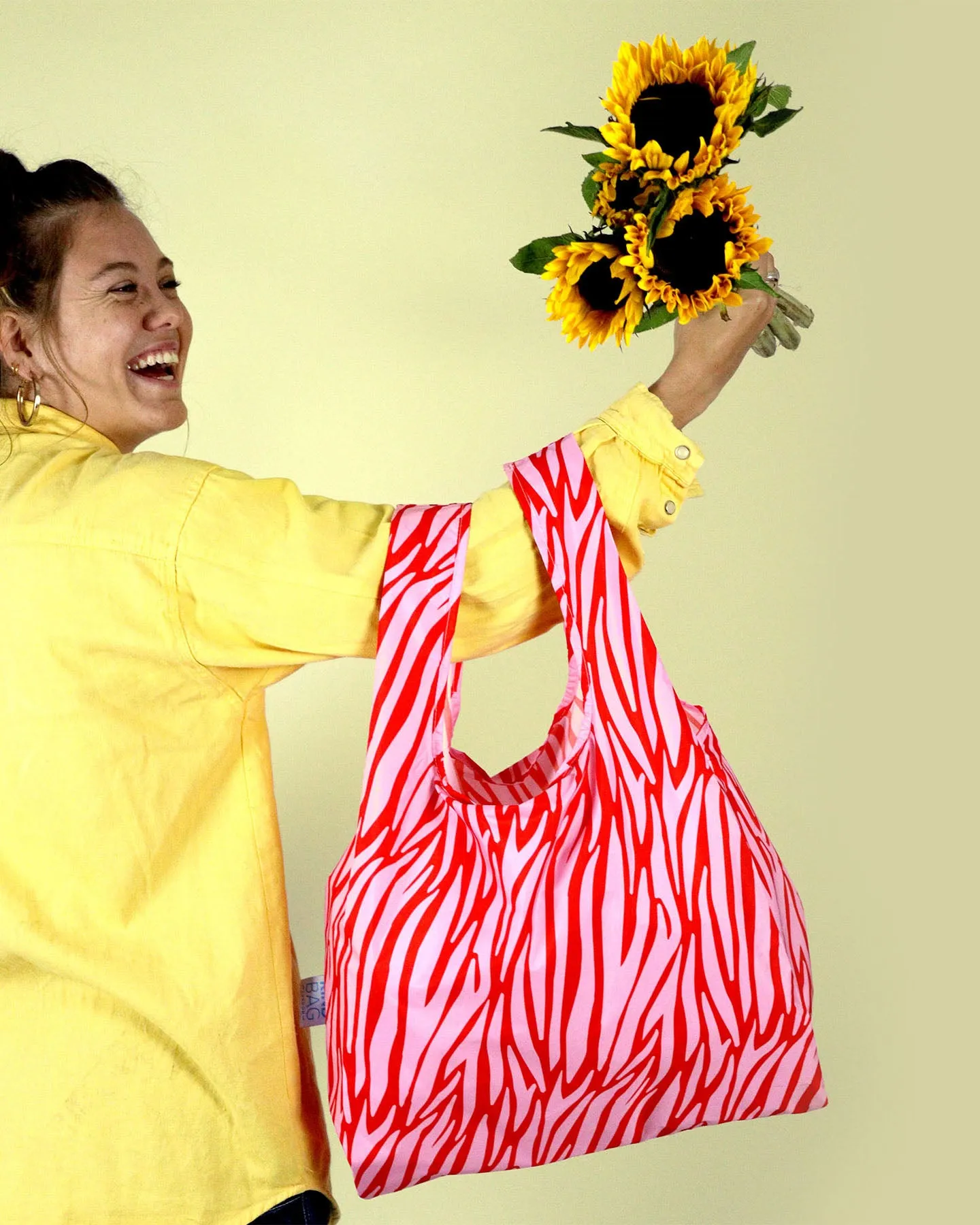 Zebra | Medium Reusable Bag sold by Kind Bag product image thumbnail 5