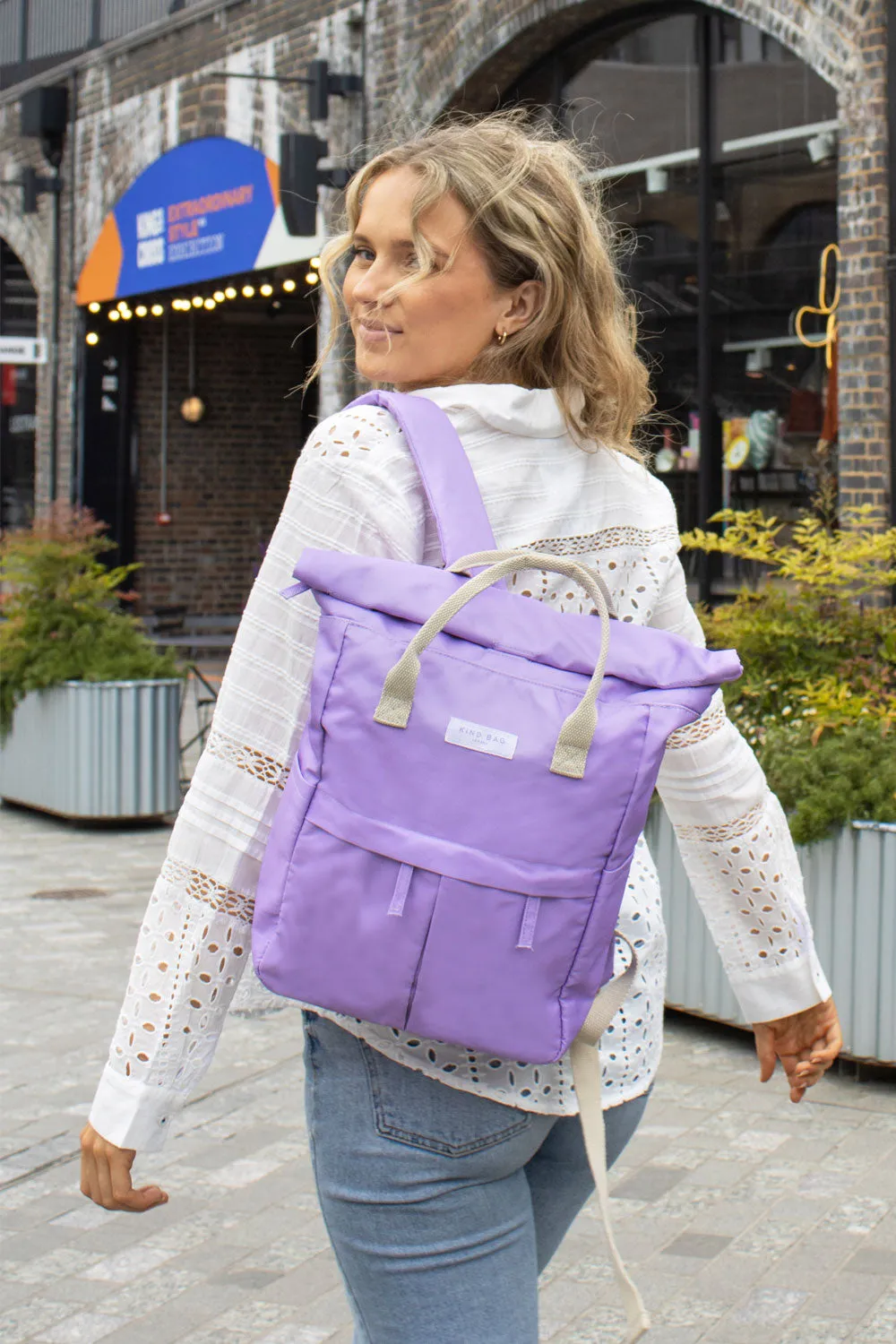 Lavender | Hackney 2.0 Backpack | Medium sold by Kind Bag product image thumbnail 4