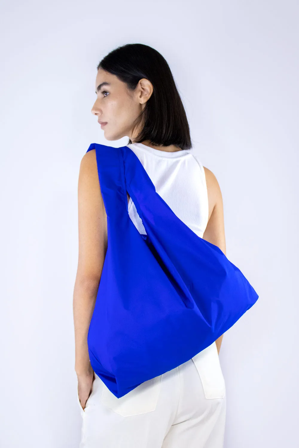 Sapphire Blue | Medium Reusable Bag sold by Kind Bag