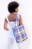 Madras Check | Recycled Tote sold by Kind Bag