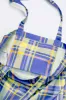 Madras Check | Recycled Tote sold by Kind Bag