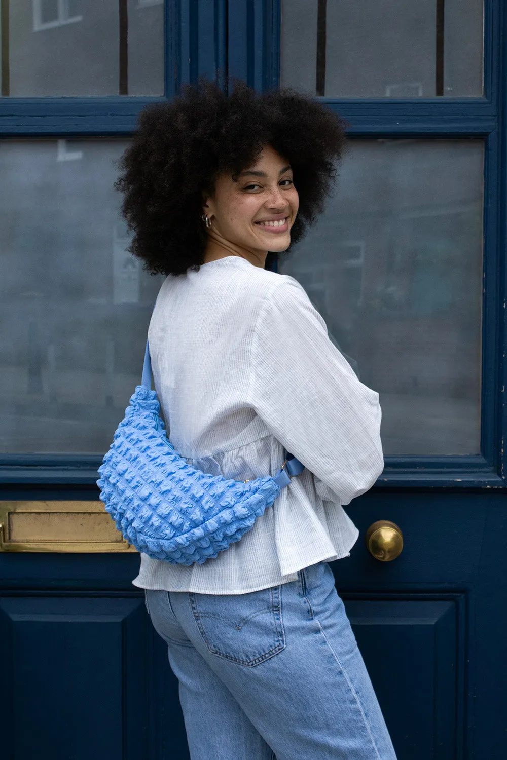 Blue | Crossbody Bag sold by Kind Bag product image thumbnail 2