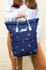 Stars Navy | Embroidered Hackney Backpack | Medium sold by Kind Bag