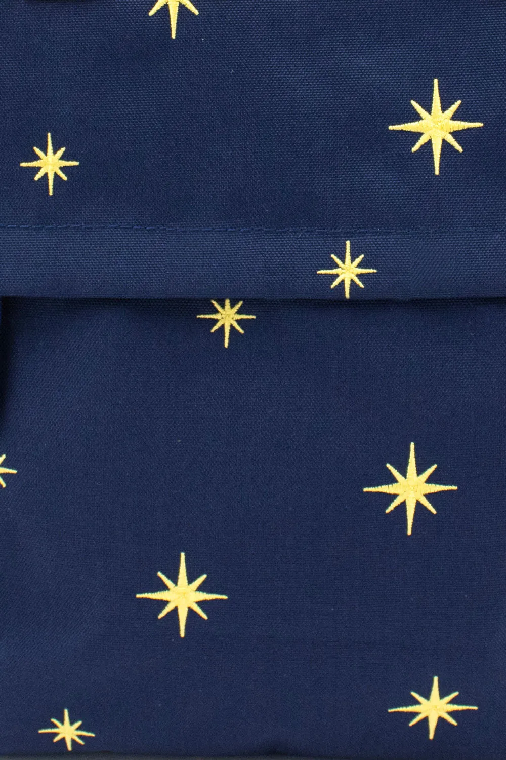 Stars Navy | Embroidered Hackney Backpack | Medium sold by Kind Bag product image thumbnail 3