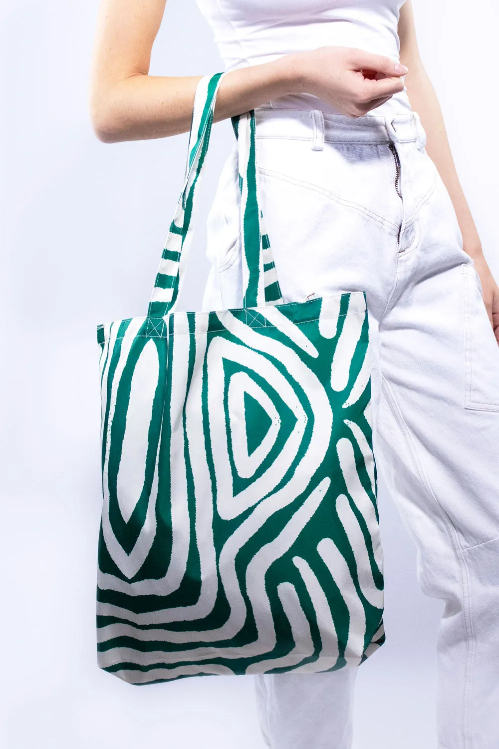 Lines | Recycled Tote sold by Kind Bag product image thumbnail 4
