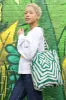 Lines | Recycled Tote sold by Kind Bag