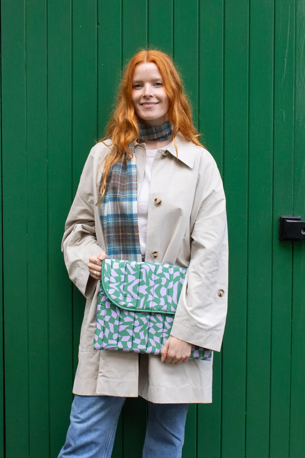 Wavy Check | 16 Inch Laptop Sleeve sold by Kind Bag product image thumbnail 4