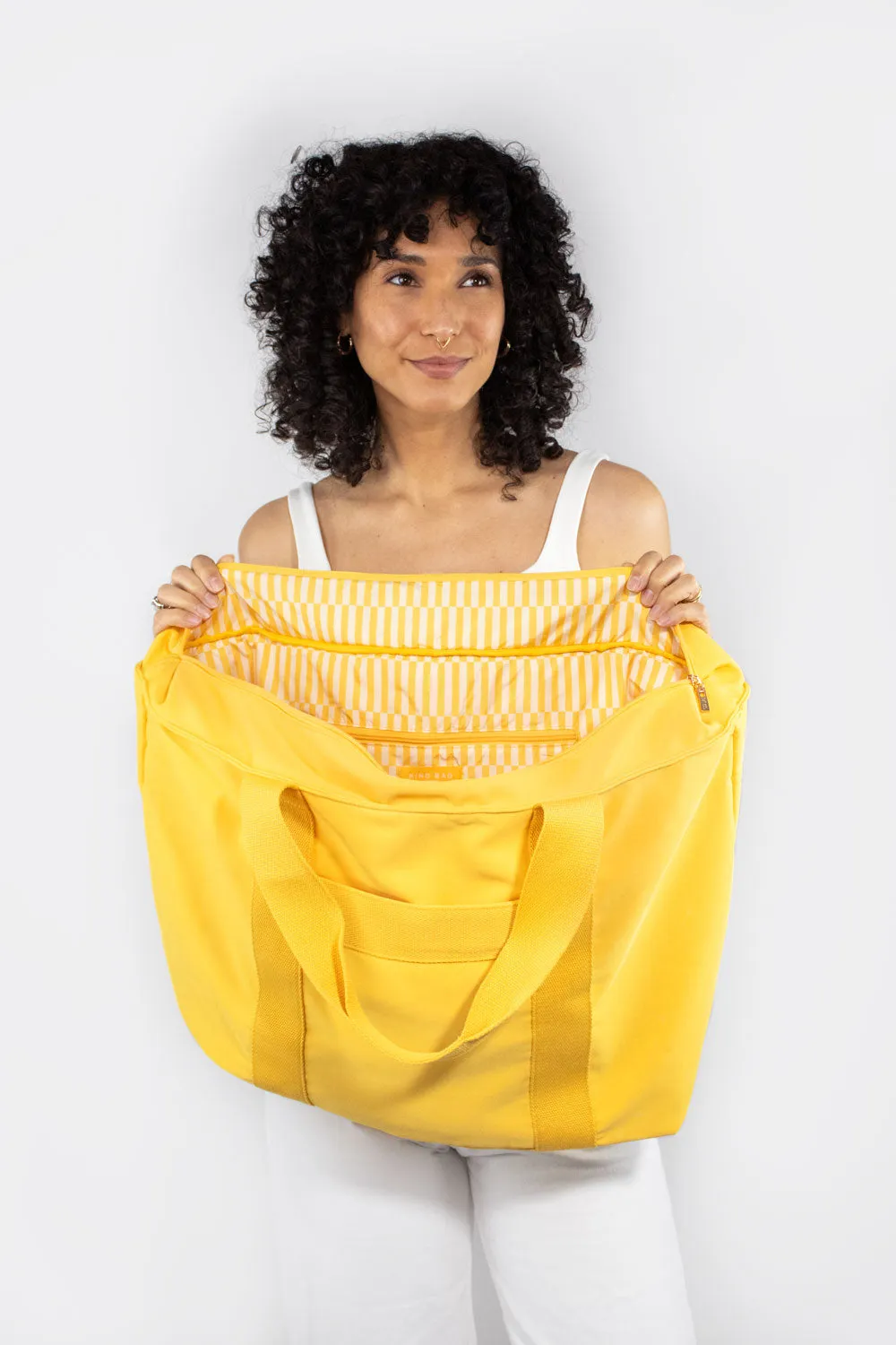 Yellow | Carryall Tote Bag sold by Kind Bag product image thumbnail 4