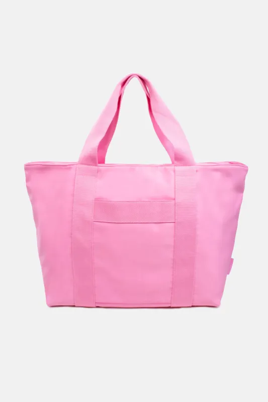 Pink | Carryall Tote Bag sold by Kind Bag