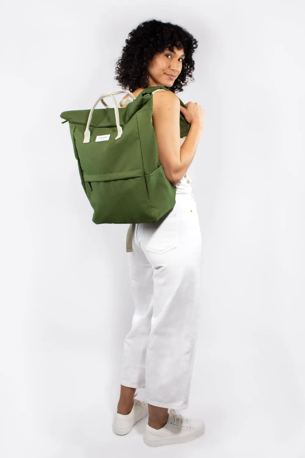 Hackney Large Backpack | Khaki sold by Kind Bag product image thumbnail 5