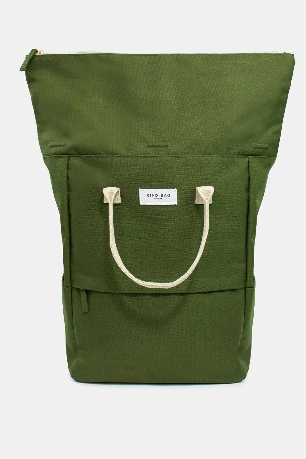 Hackney Large Backpack | Khaki sold by Kind Bag product image thumbnail 3