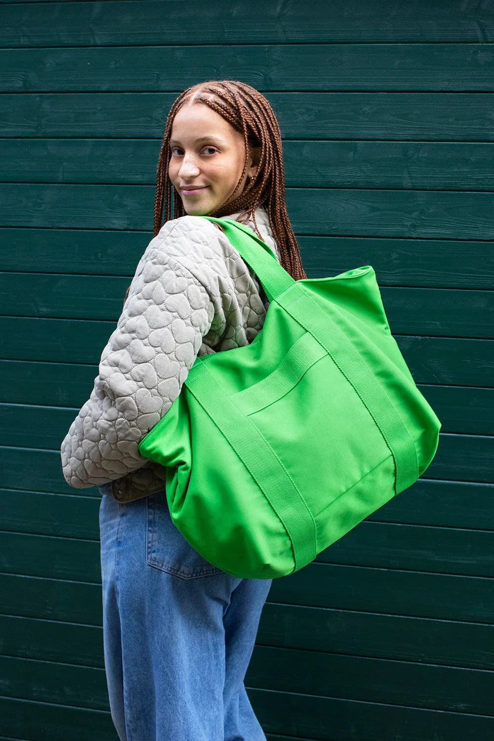 Green | Carryall Tote Bag sold by Kind Bag product image thumbnail 5