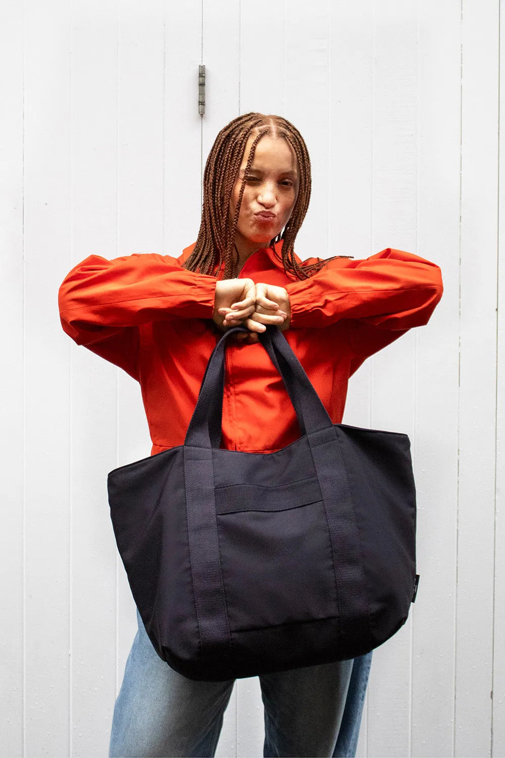 Black | Carryall Tote Bag sold by Kind Bag product image thumbnail 5