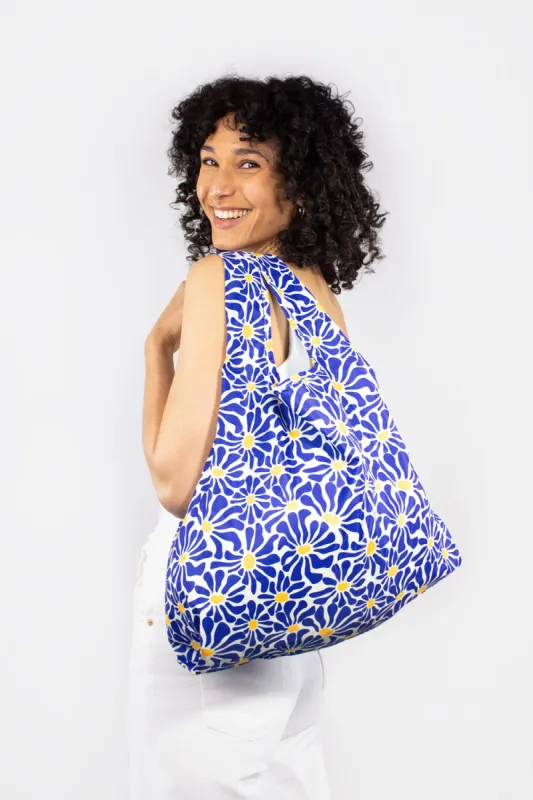 Abstract Flowers Blue | Medium sold by Kind Bag