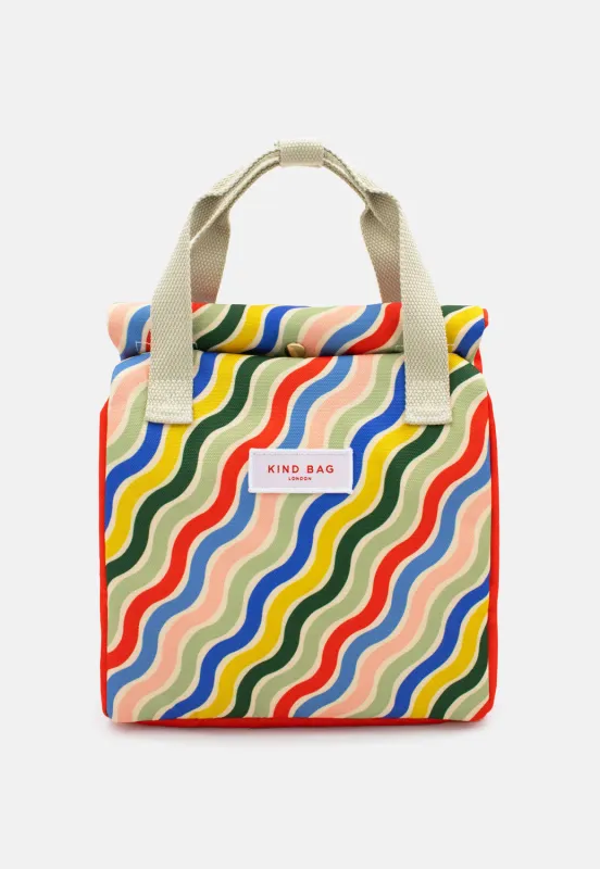 Pre Order - Lunch Bag | Rainbow Waves sold by Kind Bag