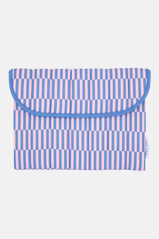 Blocks Blue and Pink | 13 Inch Laptop Sleeve sold by Kind Bag