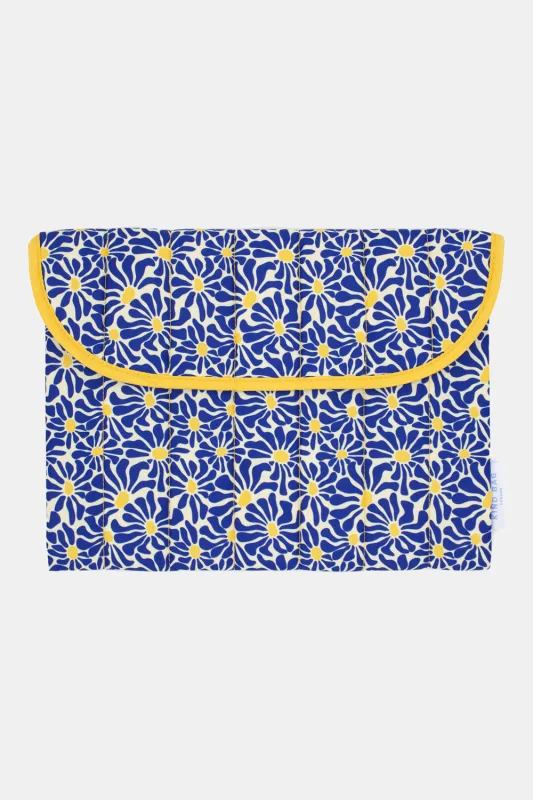 Abstract Flowers Blue | 13 Inch Laptop Sleeve sold by Kind Bag