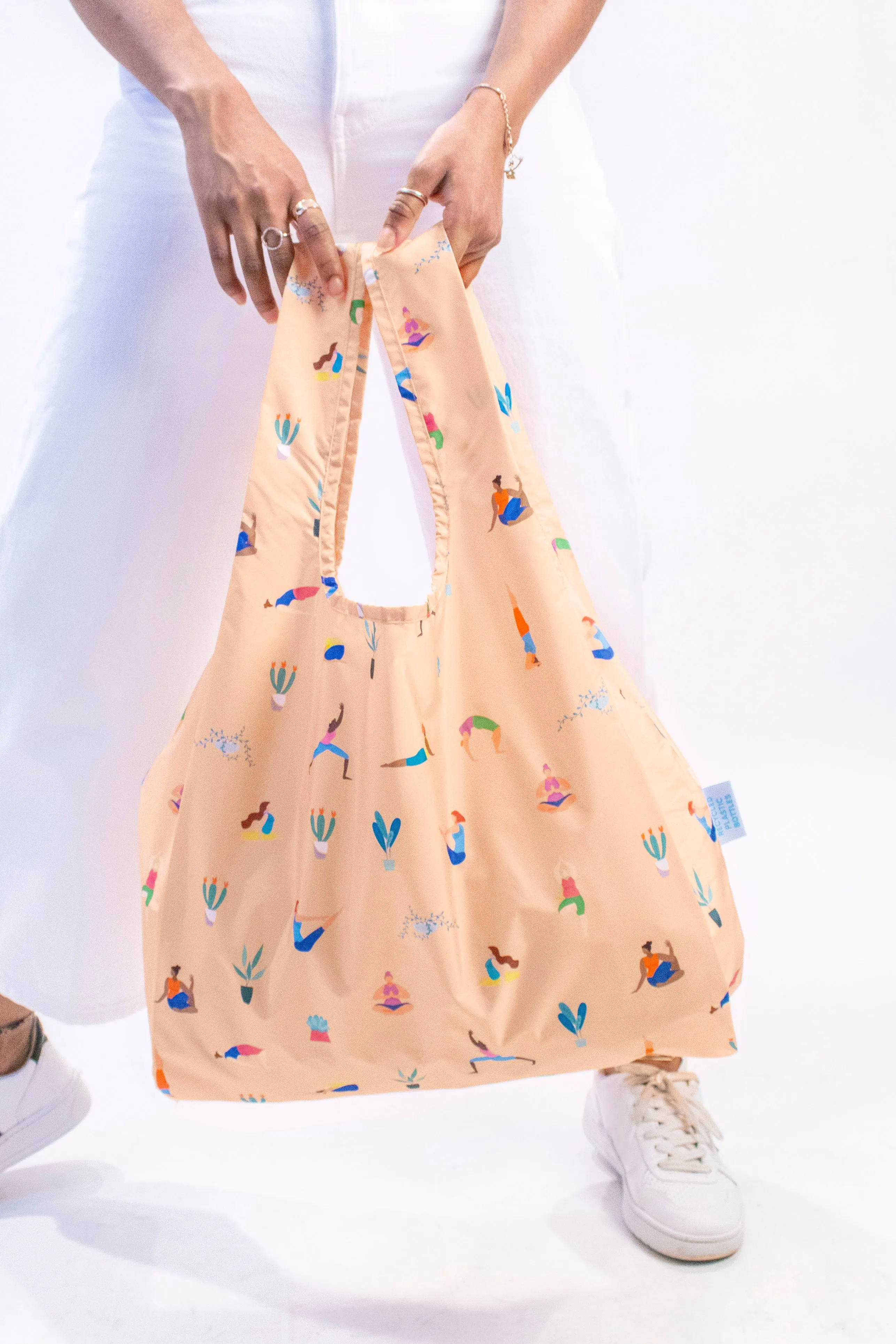 Yoga Girls | Medium Reusable Bag (Voxi) sold by Kind Bag product image thumbnail 4