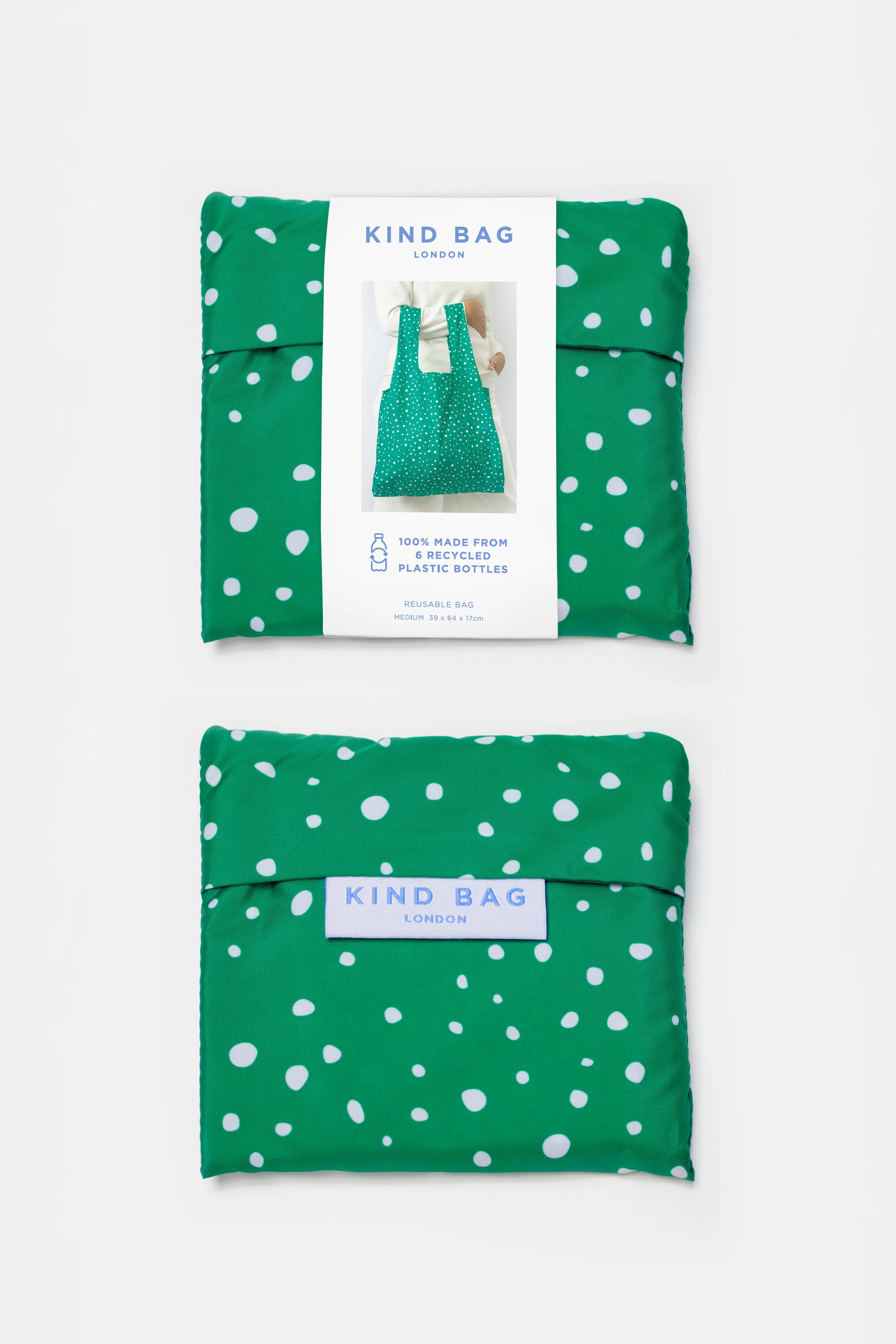 Polka Dots | Medium Reusable Bag (Voxi) sold by Kind Bag product image thumbnail 3