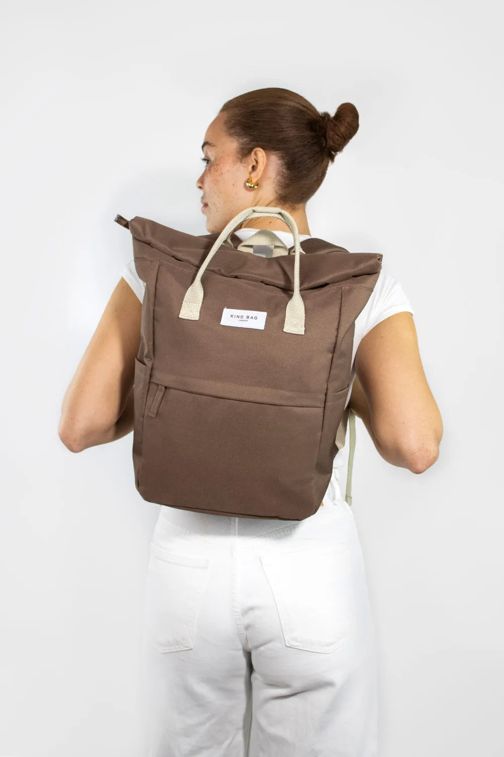 Cocoa Brown | Hackney Backpack | Medium sold by Kind Bag product image thumbnail 4