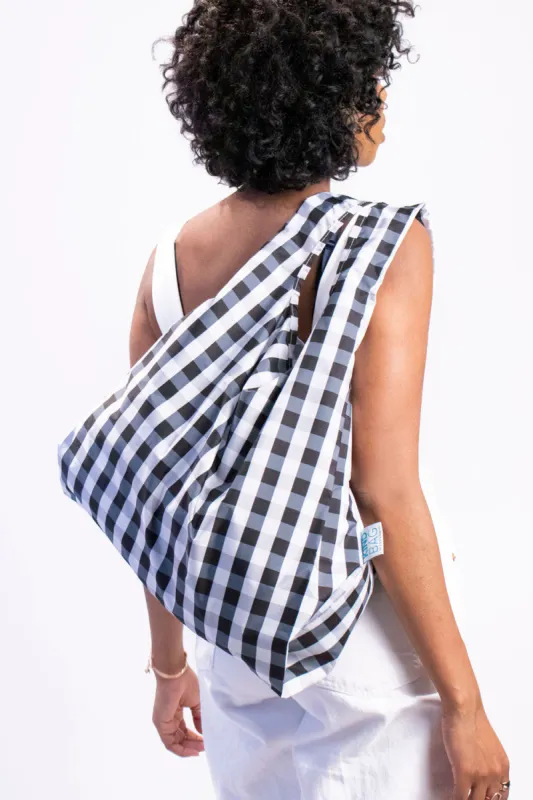 Gingham Black & White | Medium sold by Kind Bag