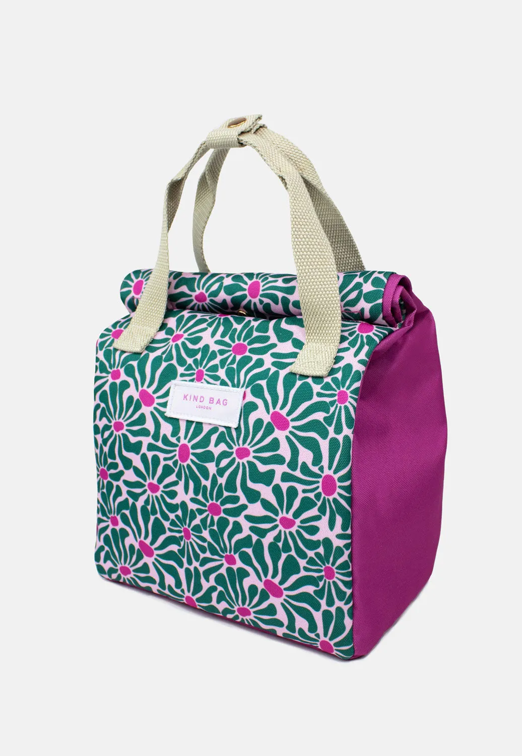 Lunch Bag | Abstract Flowers sold by Kind Bag product image thumbnail 5